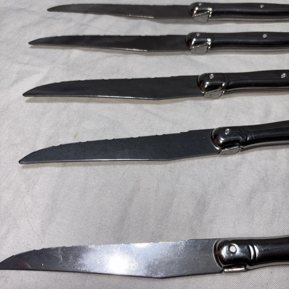 LAGUIOLE Kitchen‎ STEAK KNIFE SET MADE IN FRANCE Rare